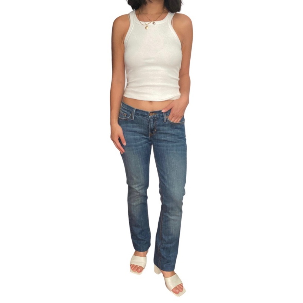 LEVIS Low Waist Straight Leg Jeans Size 7